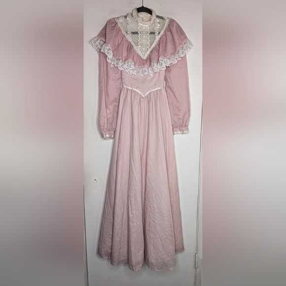 Gunne Sax ROMANTIC RENAISSANCE BRIDAL Dress in Pink